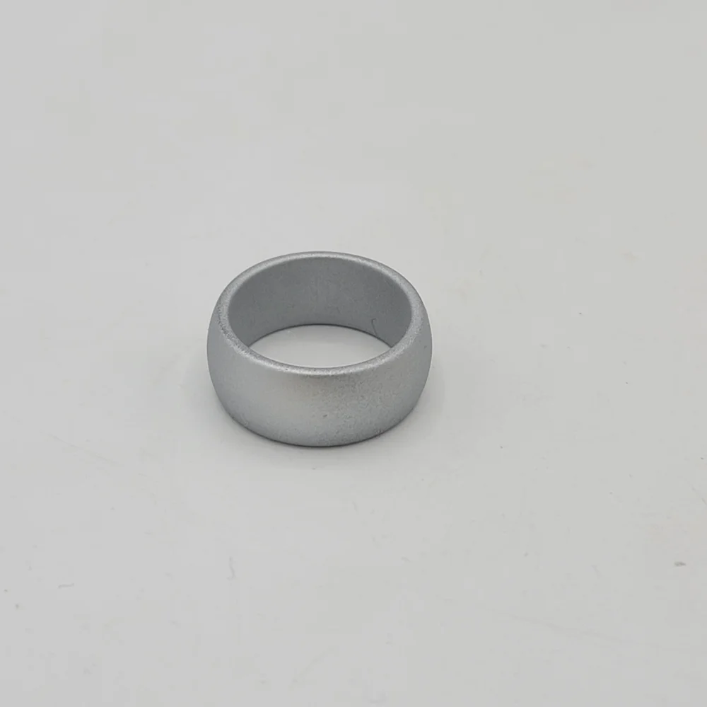 Men's Silicone Safety Ring Wedding Band Gold Silver size 10 Choose Color